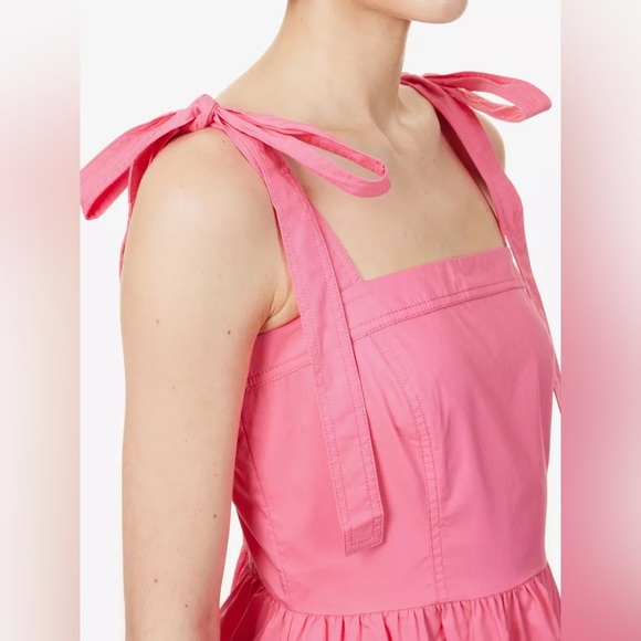 Jonathan Simkhai Kammy Tie-Strap Mini Dress – Azalea | Size 6 - Picture 10 of 10